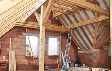 Shaw Side attic trusses